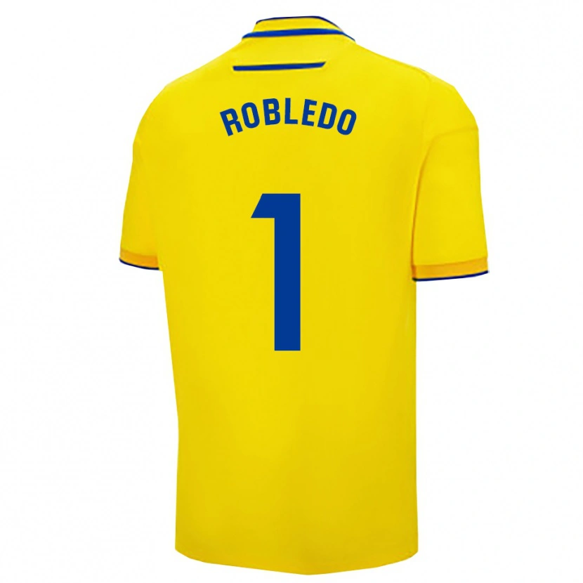 Danxen Kinder Robledo #1 Gelb Marine Heimtrikot Trikot 2025/26 T-Shirt Österreich