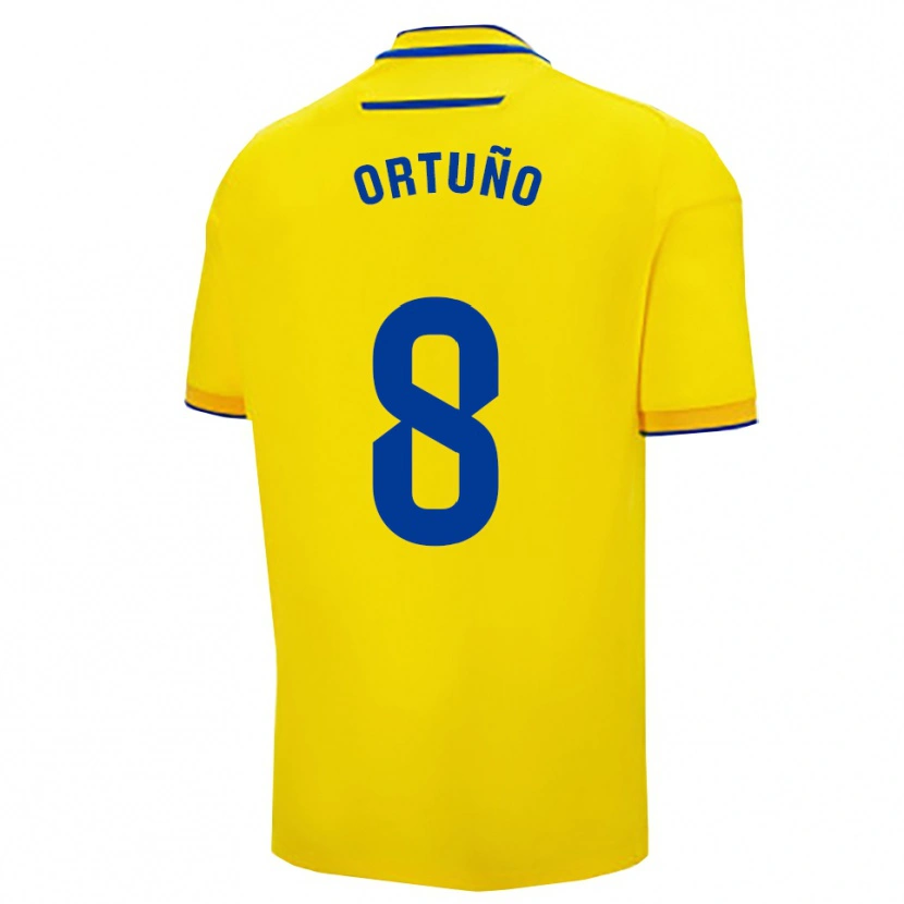Danxen Kinder Sergio Ortuño #8 Gelb Marine Heimtrikot Trikot 2025/26 T-Shirt Österreich