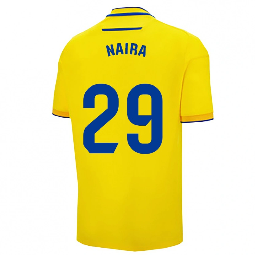 Danxen Kinder Naira Aguilar Acedo #29 Gelb Marine Heimtrikot Trikot 2025/26 T-Shirt Österreich