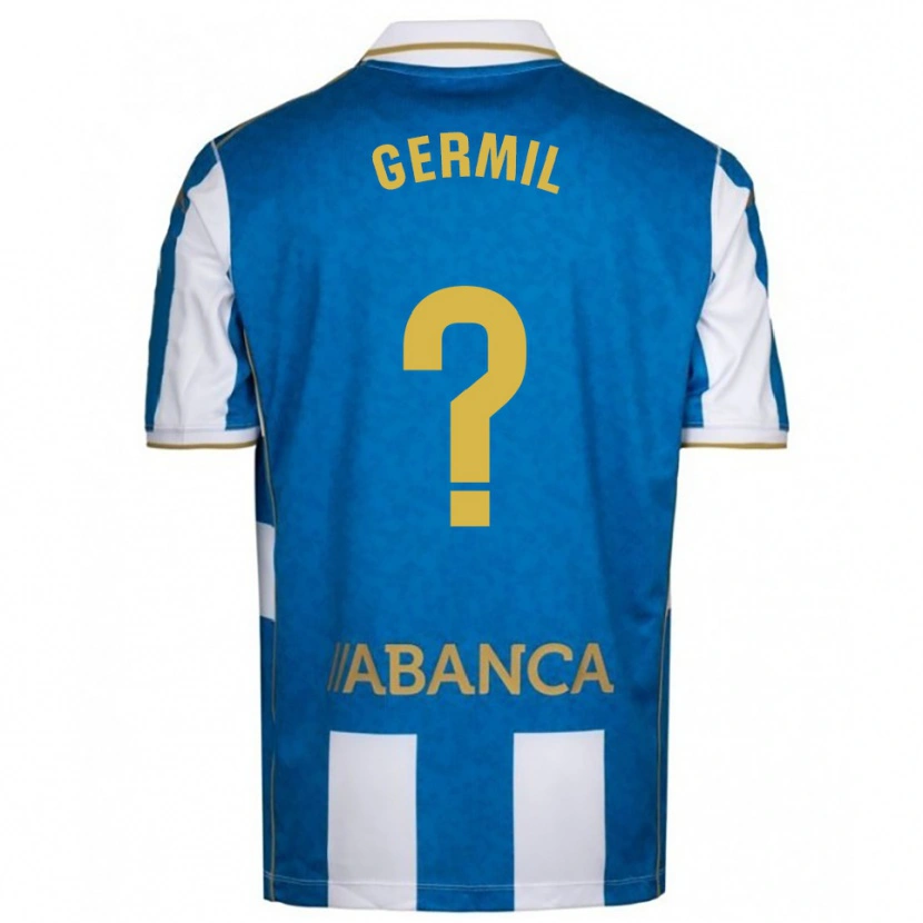 Danxen Kinder Darío Germil #0 Weiß Blau Heimtrikot Trikot 2025/26 T-Shirt Österreich