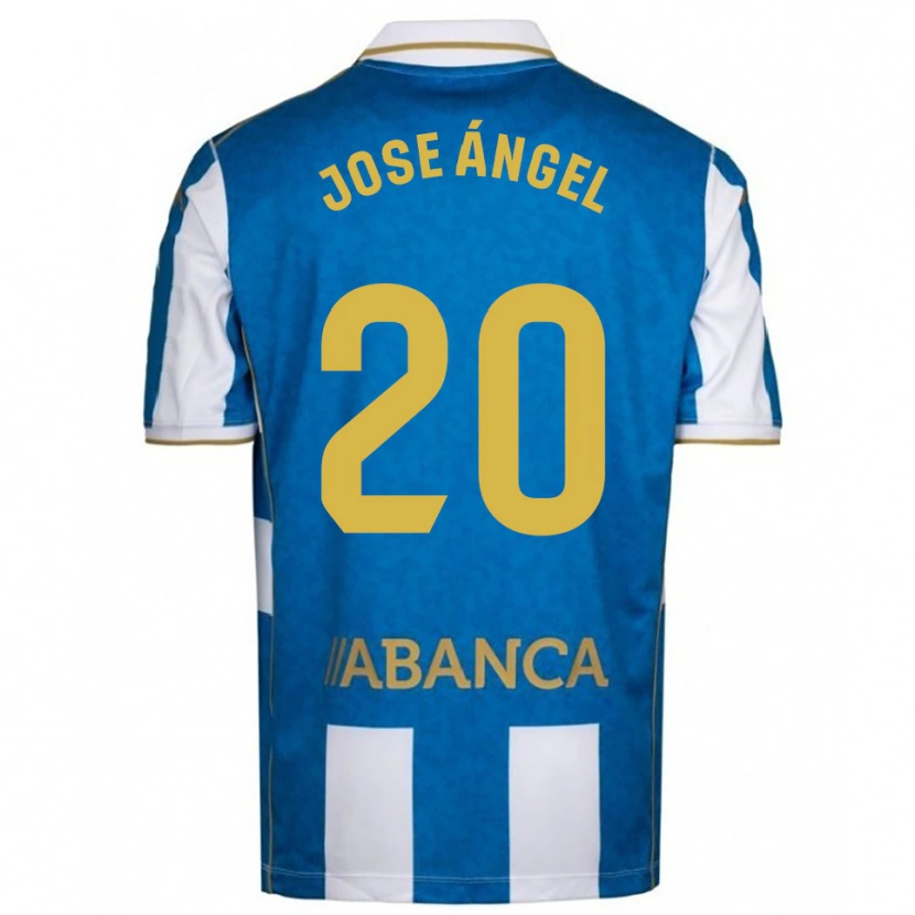 Danxen Kinder José Ángel Jurado #20 Weiß Blau Heimtrikot Trikot 2025/26 T-Shirt Österreich