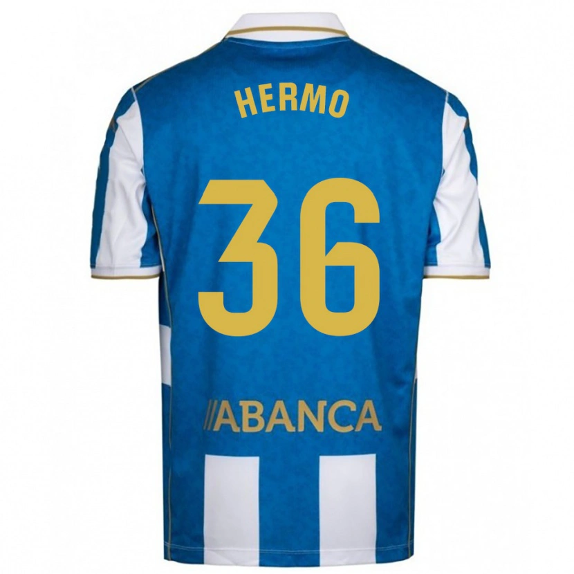 Danxen Kinder Mario Hermo #36 Weiß Blau Heimtrikot Trikot 2025/26 T-Shirt Österreich