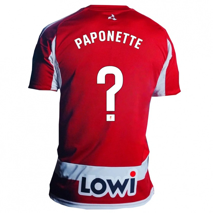 Danxen Kinder Addae Paponette #0 Rot Weiß Heimtrikot Trikot 2025/26 T-Shirt Österreich