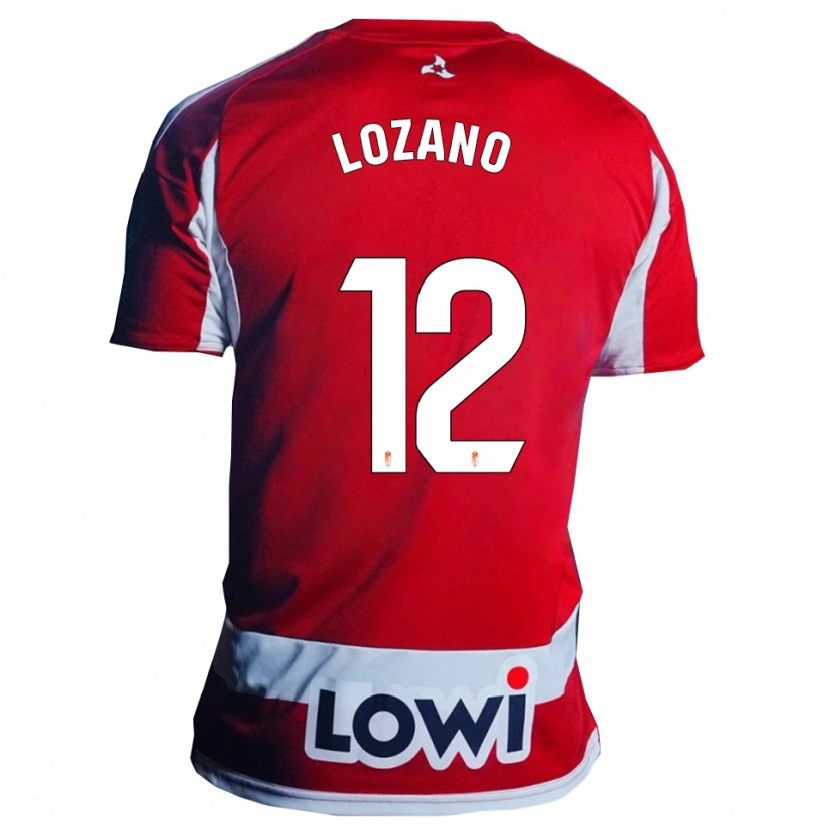Danxen Kinder Hugo Lozano #12 Rot Weiß Heimtrikot Trikot 2025/26 T-Shirt Österreich