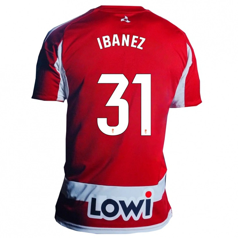 Danxen Kinder Alba Ibáñez #31 Rot Weiß Heimtrikot Trikot 2025/26 T-Shirt Österreich