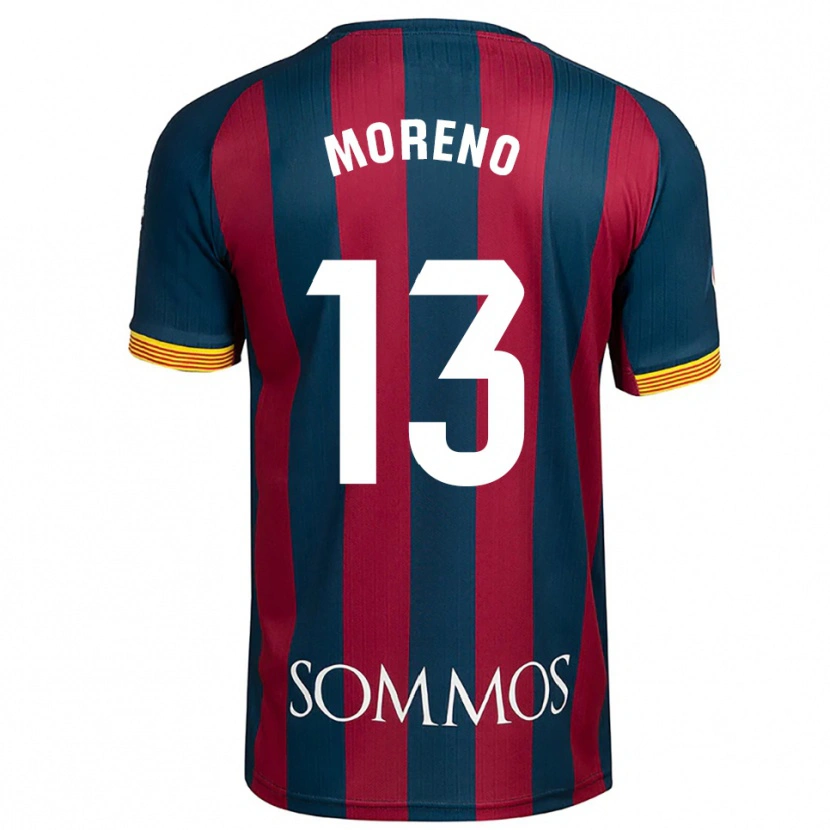 Danxen Kinder Eloy Moreno #13 Marineblau Rot Heimtrikot Trikot 2025/26 T-Shirt Österreich