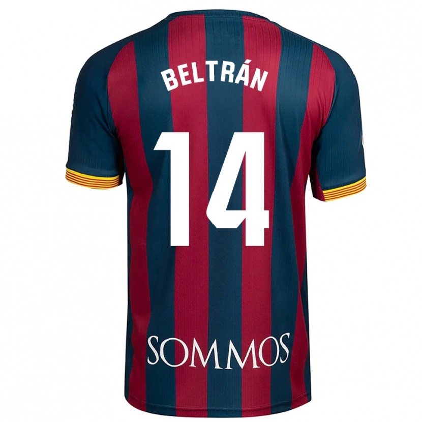Danxen Kinder Liberto Beltrán #14 Marineblau Rot Heimtrikot Trikot 2025/26 T-Shirt Österreich
