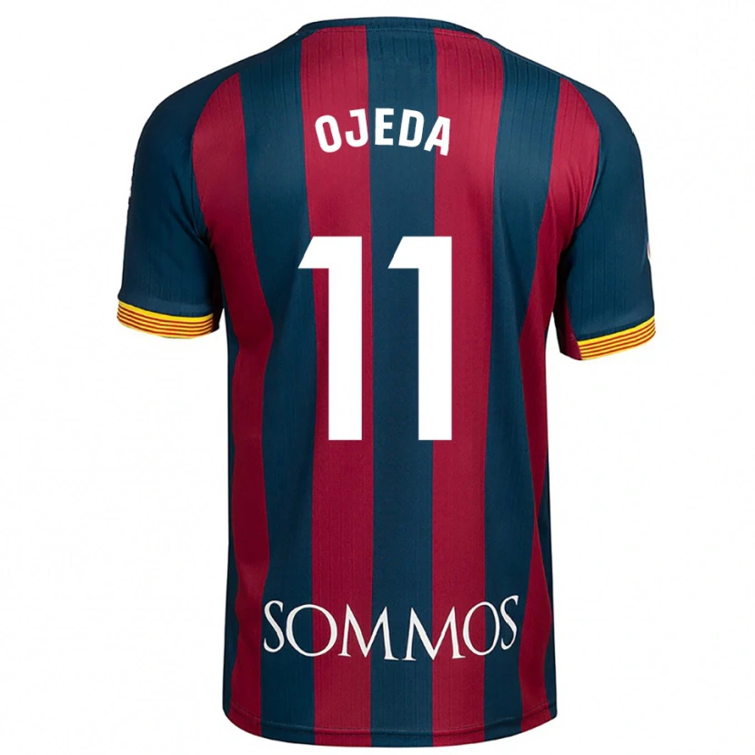 Danxen Kinder Raúl Ojeda #11 Marineblau Rot Heimtrikot Trikot 2025/26 T-Shirt Österreich