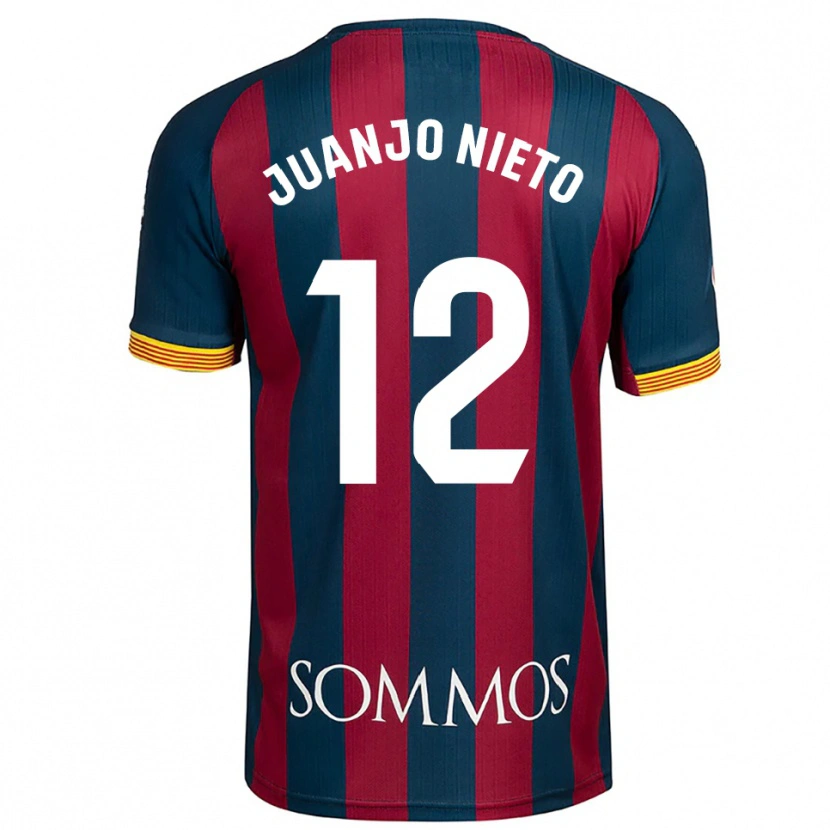 Danxen Kinder Juanjo Nieto #12 Marineblau Rot Heimtrikot Trikot 2025/26 T-Shirt Österreich