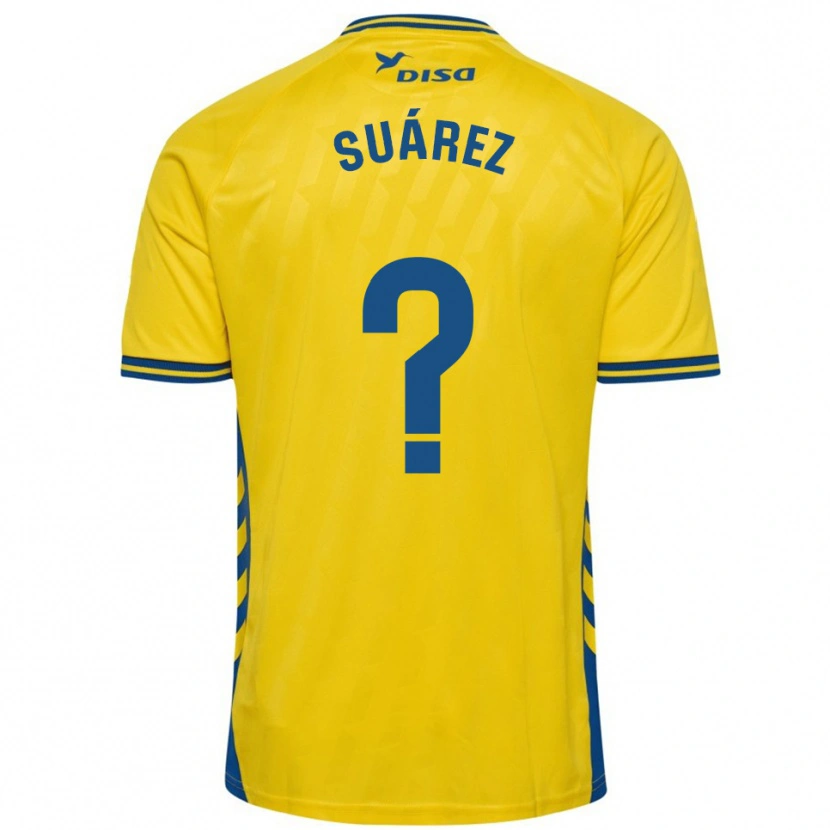 Danxen Kinder Adri Suárez #0 Gelb Blau Heimtrikot Trikot 2025/26 T-Shirt Österreich