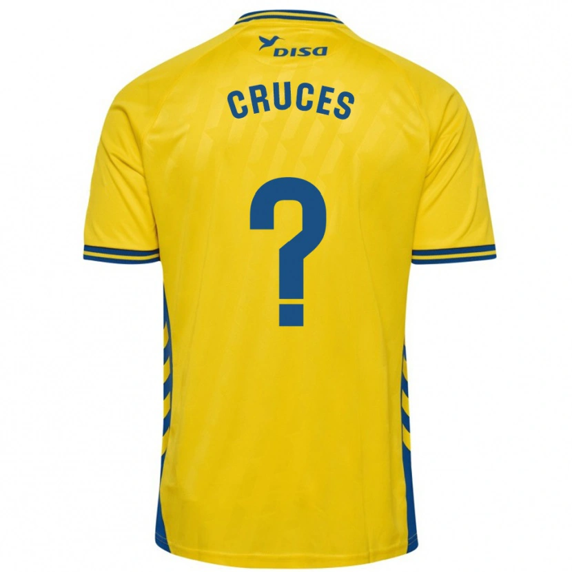 Danxen Kinder Denis Cruces #0 Gelb Blau Heimtrikot Trikot 2025/26 T-Shirt Österreich