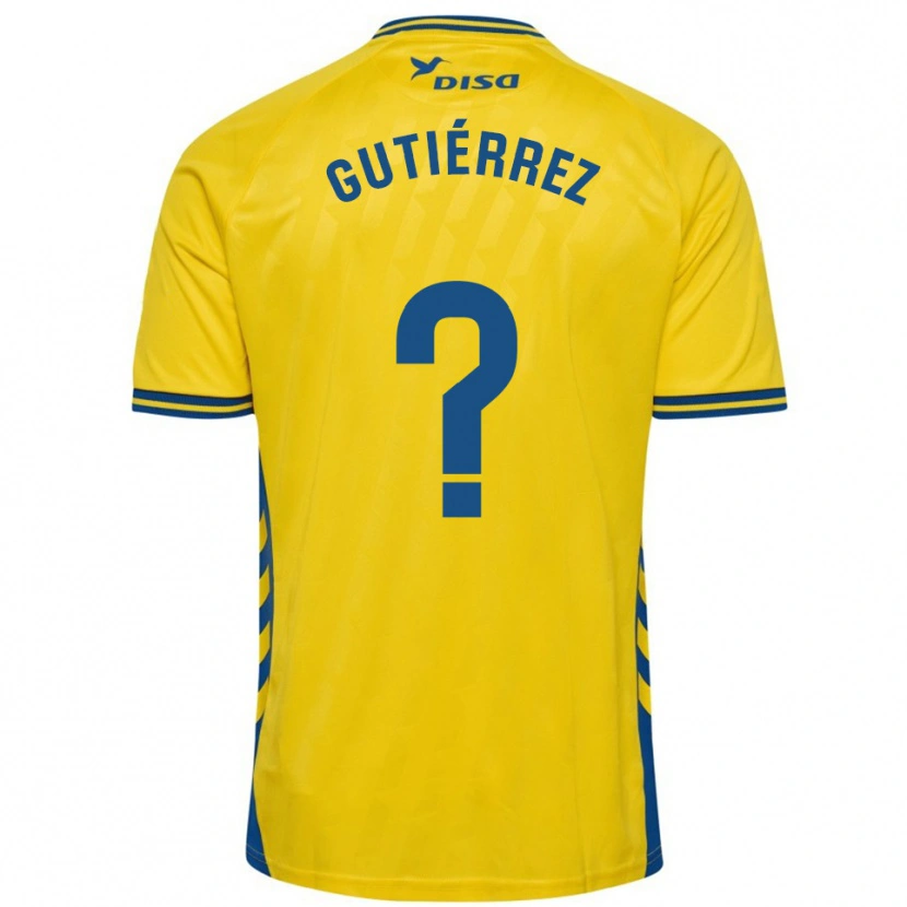 Danxen Kinder Marco Gutiérrez #0 Gelb Blau Heimtrikot Trikot 2025/26 T-Shirt Österreich