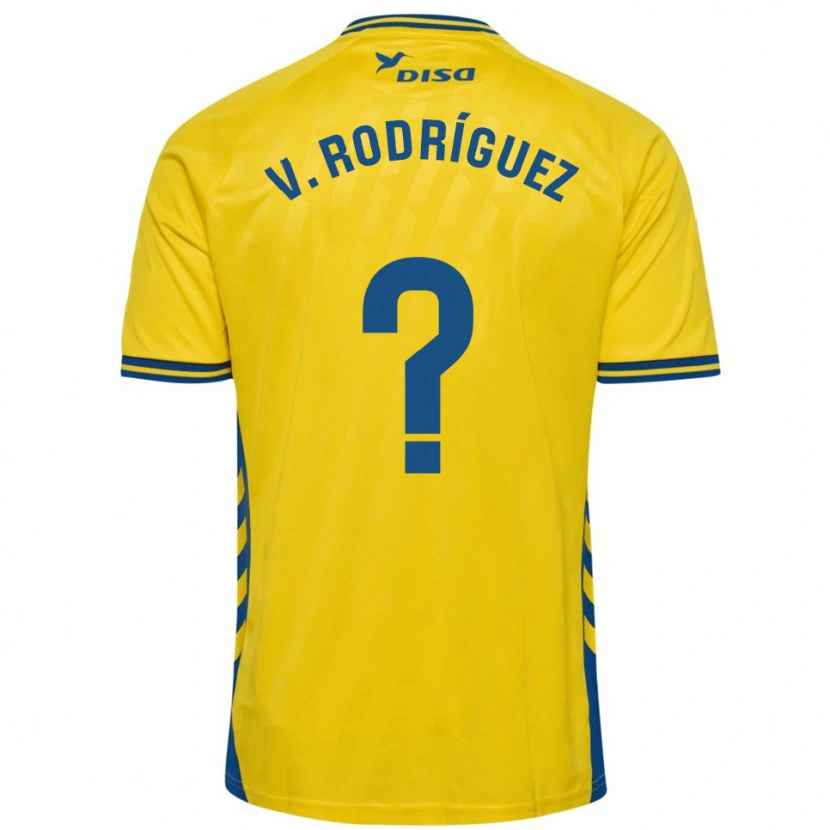 Danxen Kinder Carlos Vicente Rodríguez #0 Gelb Blau Heimtrikot Trikot 2025/26 T-Shirt Österreich