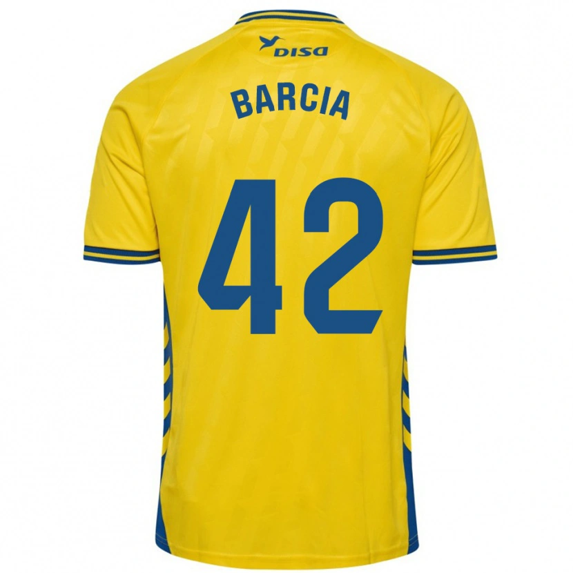 Danxen Kinder Sergio Barcia #42 Gelb Blau Heimtrikot Trikot 2025/26 T-Shirt Österreich