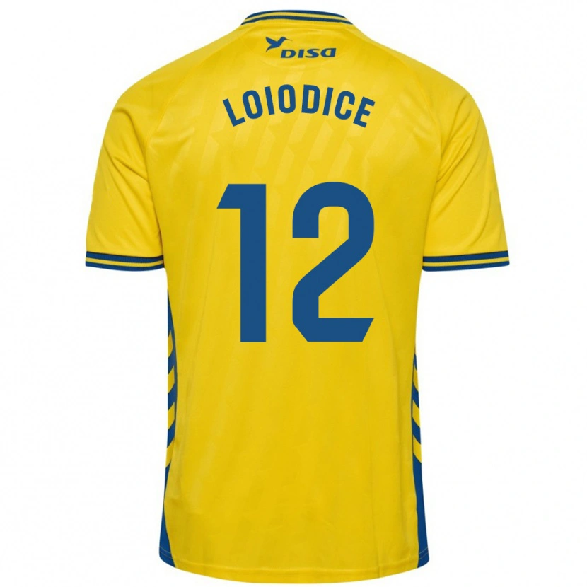 Danxen Kinder Enzo Loiodice #12 Gelb Blau Heimtrikot Trikot 2025/26 T-Shirt Österreich