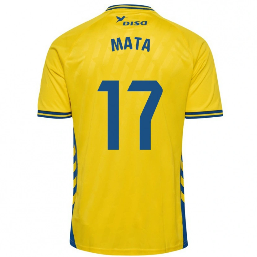 Danxen Kinder Jaime Mata #17 Gelb Blau Heimtrikot Trikot 2025/26 T-Shirt Österreich