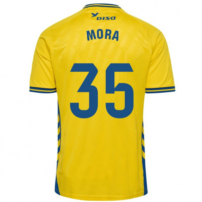 Danxen Kinder Israel Mora #35 Gelb Blau Heimtrikot Trikot 2025/26 T-Shirt Österreich
