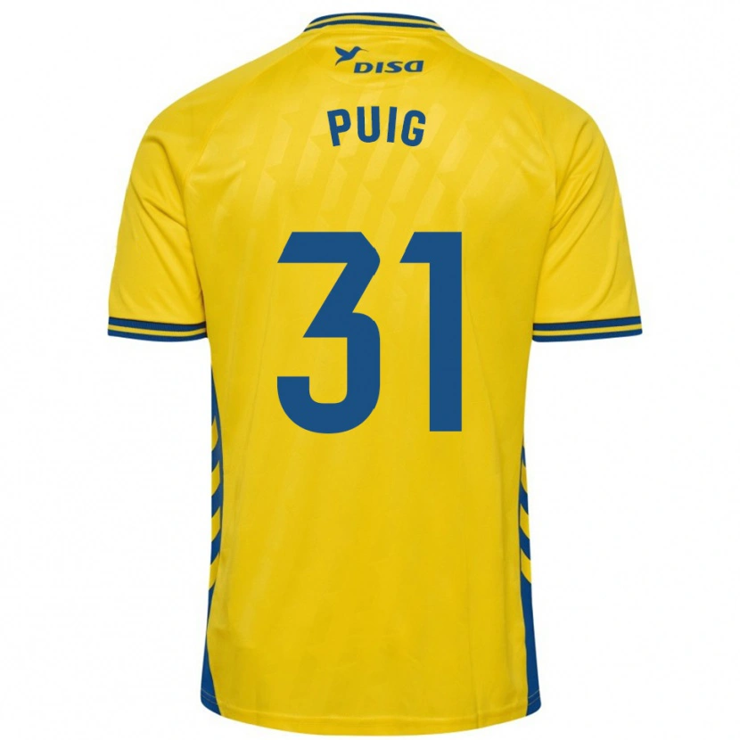 Danxen Kinder Victor Puig #31 Gelb Blau Heimtrikot Trikot 2025/26 T-Shirt Österreich