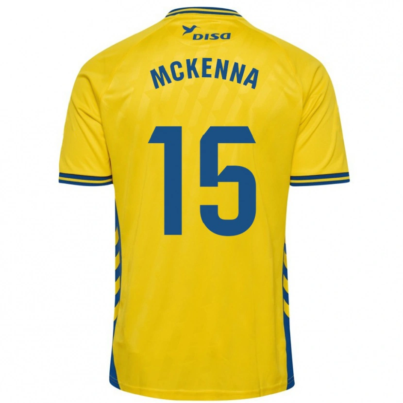 Danxen Kinder Scott Mckenna #15 Gelb Blau Heimtrikot Trikot 2025/26 T-Shirt Österreich