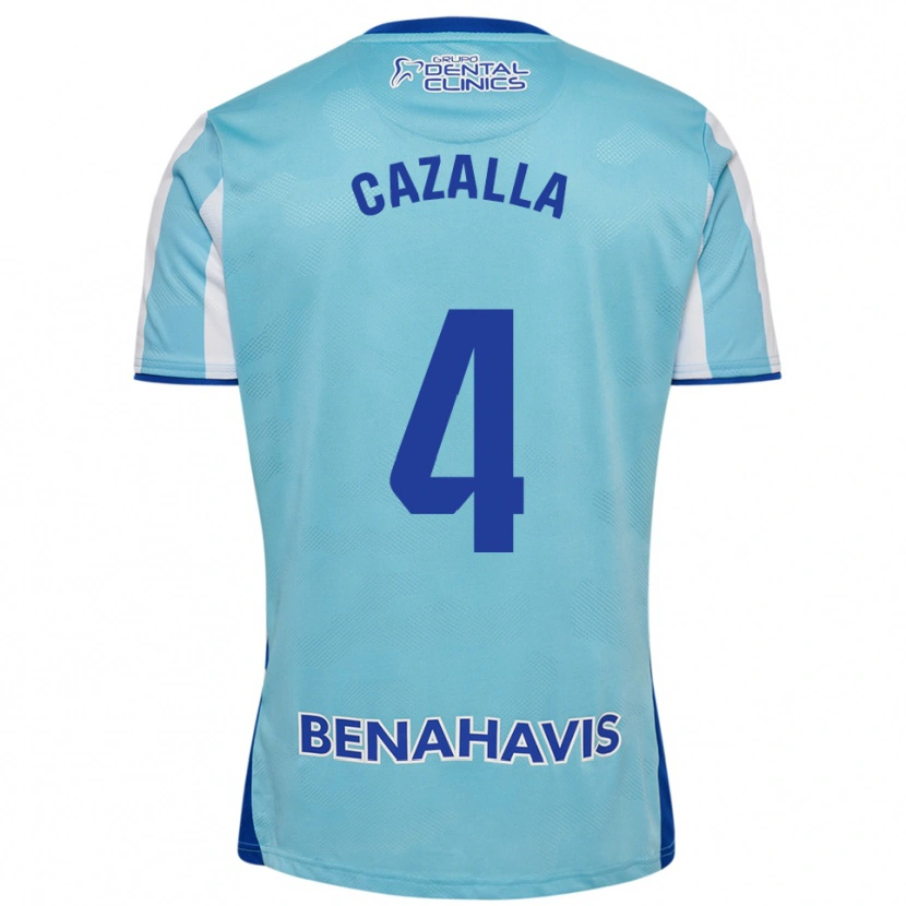 Danxen Kinder Marta Cazalla #4 Himmelblau Weiß Heimtrikot Trikot 2025/26 T-Shirt Österreich