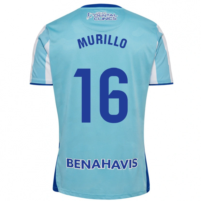 Danxen Kinder Diego Murillo #16 Himmelblau Weiß Heimtrikot Trikot 2025/26 T-Shirt Österreich