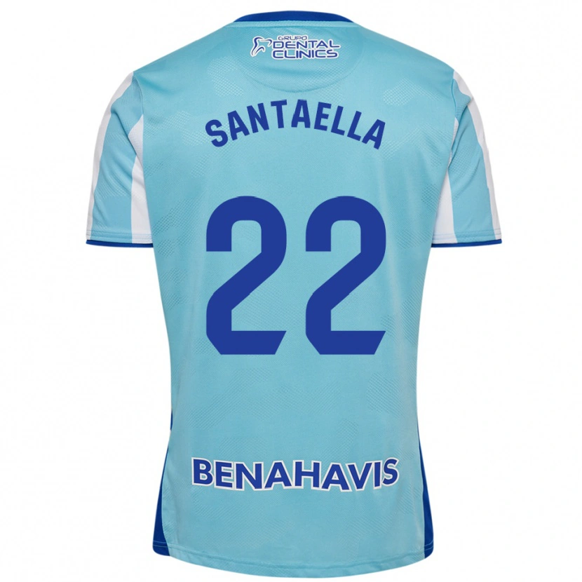 Danxen Kinder Miguel Santaella #22 Himmelblau Weiß Heimtrikot Trikot 2025/26 T-Shirt Österreich