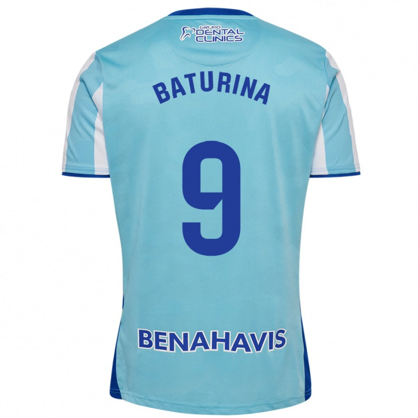 Danxen Kinder Roko Baturina #9 Himmelblau Weiß Heimtrikot Trikot 2025/26 T-Shirt Österreich