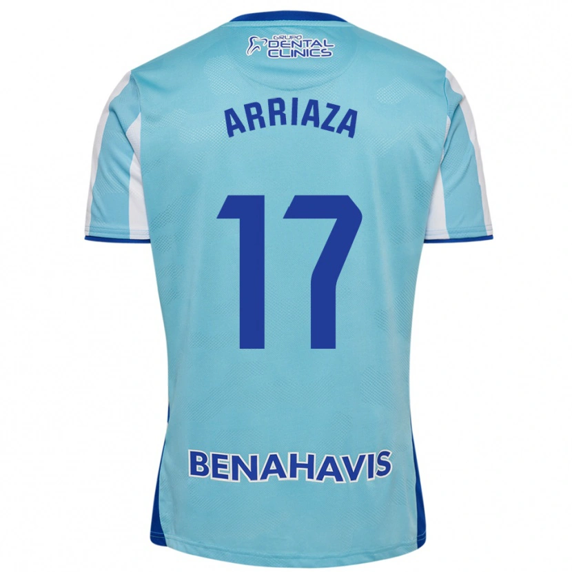 Danxen Kinder Pablo Arriaza #17 Himmelblau Weiß Heimtrikot Trikot 2025/26 T-Shirt Österreich