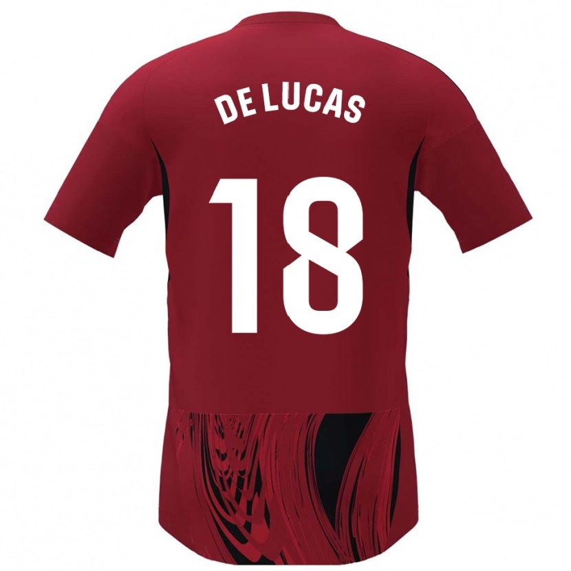 Danxen Kinder Alejandro De Lucas #18 Rot Schwarz Heimtrikot Trikot 2025/26 T-Shirt Österreich