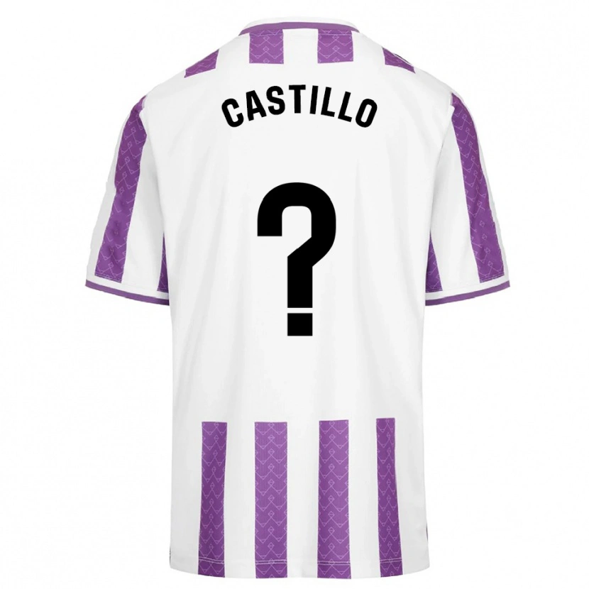 Danxen Kinder Gonzalo Castillo #0 Lila Weiß Heimtrikot Trikot 2025/26 T-Shirt Österreich