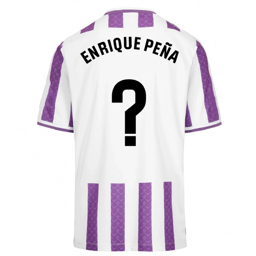 Danxen Kinder Enrique Peña #0 Lila Weiß Heimtrikot Trikot 2025/26 T-Shirt Österreich