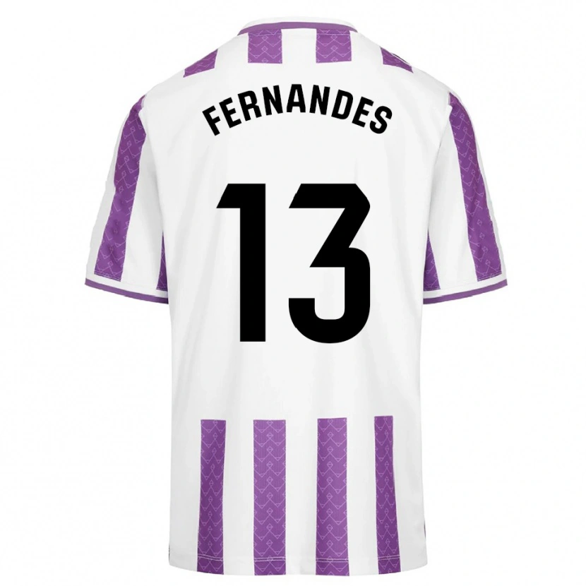 Danxen Kinder Guilherme Fernandes #13 Lila Weiß Heimtrikot Trikot 2025/26 T-Shirt Österreich