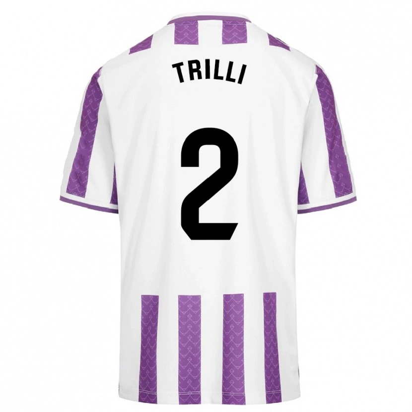 Danxen Kinder Trilli #2 Lila Weiß Heimtrikot Trikot 2025/26 T-Shirt Österreich