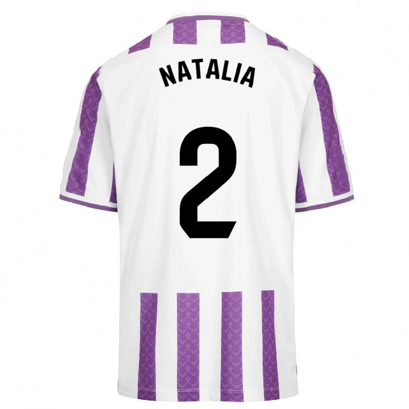 Danxen Kinder Natalia Delgado Calle #2 Lila Weiß Heimtrikot Trikot 2025/26 T-Shirt Österreich