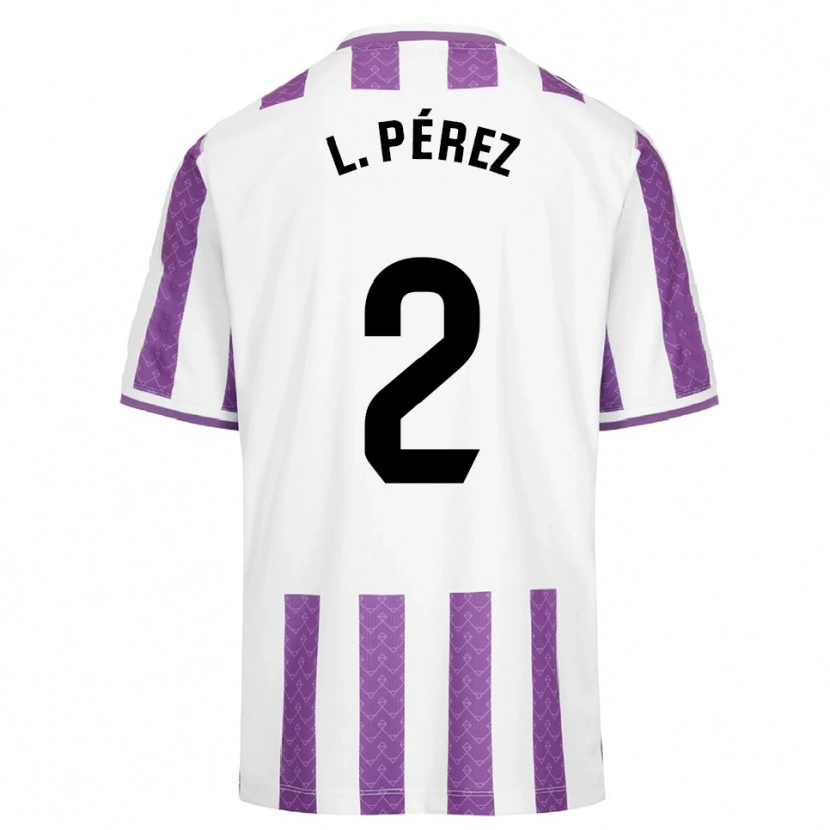 Danxen Kinder Luis Pérez #2 Lila Weiß Heimtrikot Trikot 2025/26 T-Shirt Österreich