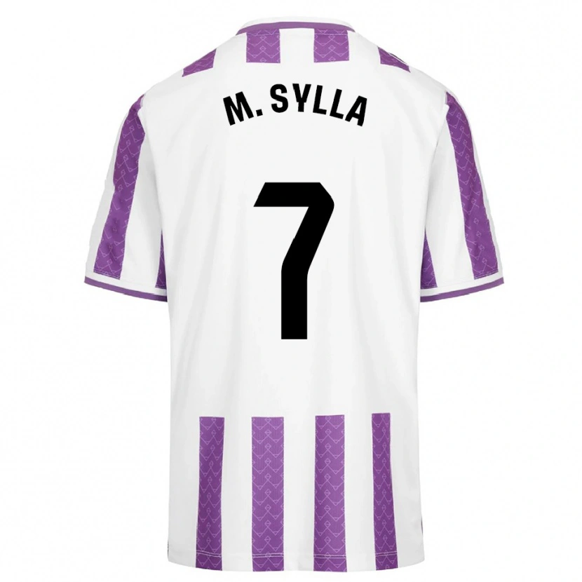 Danxen Kinder Mamadou Sylla #7 Lila Weiß Heimtrikot Trikot 2025/26 T-Shirt Österreich