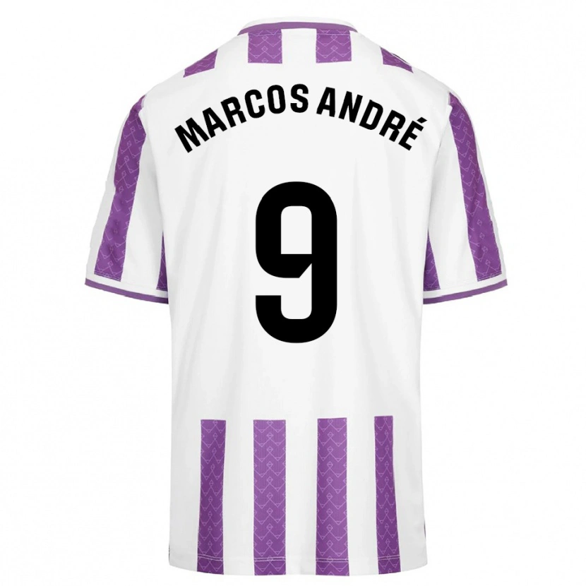 Danxen Kinder Marcos André #9 Lila Weiß Heimtrikot Trikot 2025/26 T-Shirt Österreich