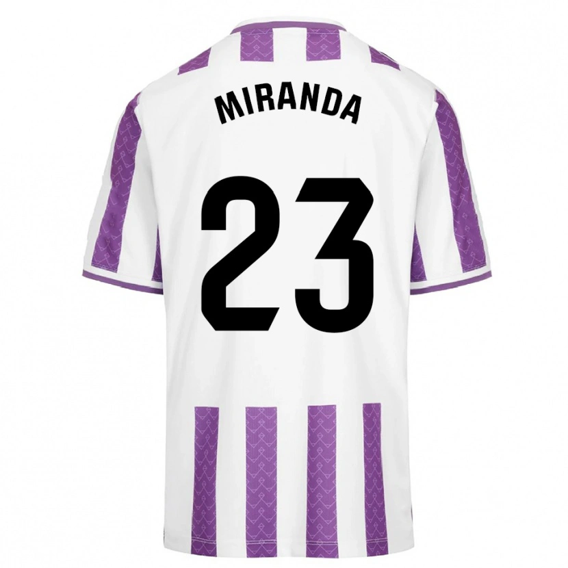 Danxen Kinder João Miranda #23 Lila Weiß Heimtrikot Trikot 2025/26 T-Shirt Österreich