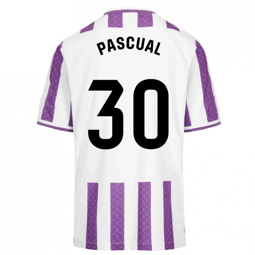 Danxen Kinder Adrián Pascual #30 Lila Weiß Heimtrikot Trikot 2025/26 T-Shirt Österreich