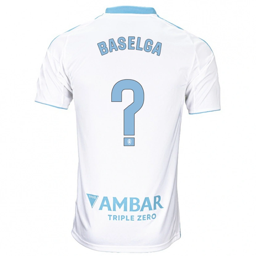 Danxen Kinder Marcos Baselga #0 Weiß Himmelblau Heimtrikot Trikot 2025/26 T-Shirt Österreich