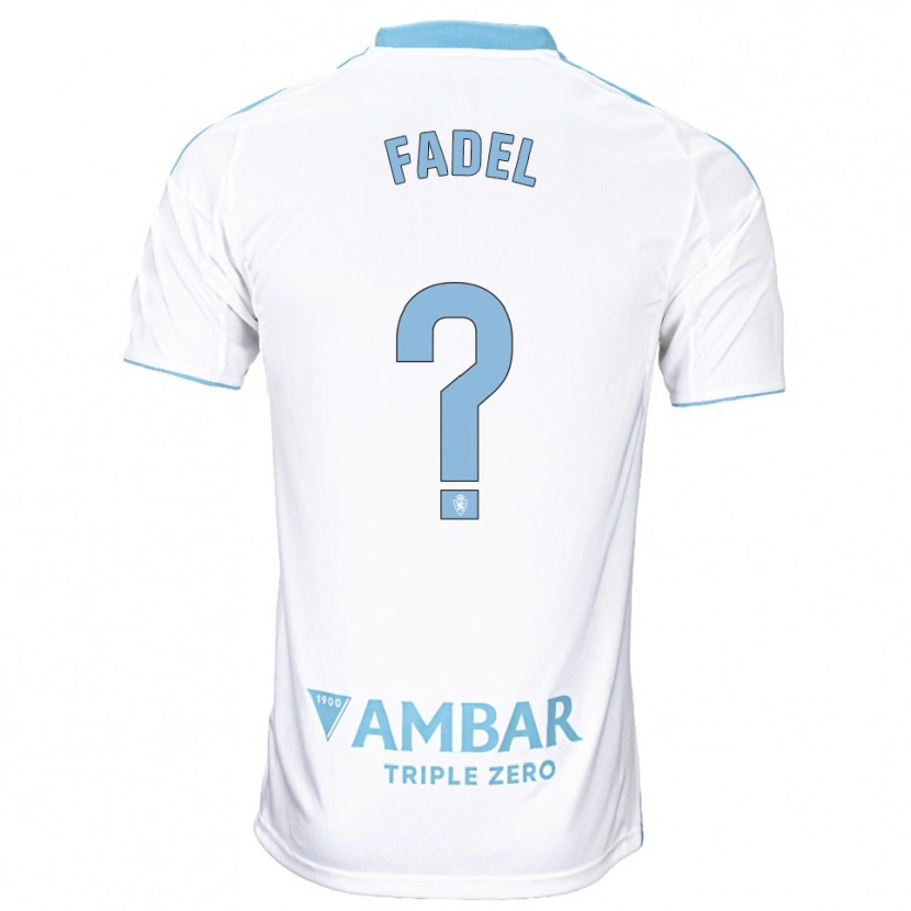 Danxen Kinder Ismael Fadel #0 Weiß Himmelblau Heimtrikot Trikot 2025/26 T-Shirt Österreich