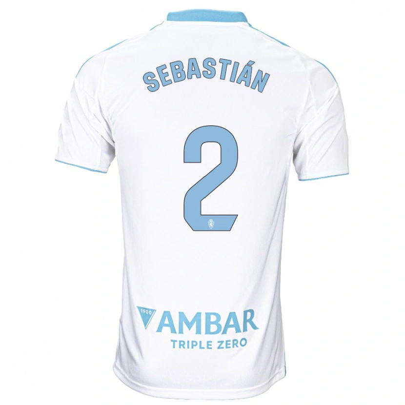 Danxen Kinder Juan Sebastián #2 Weiß Himmelblau Heimtrikot Trikot 2025/26 T-Shirt Österreich