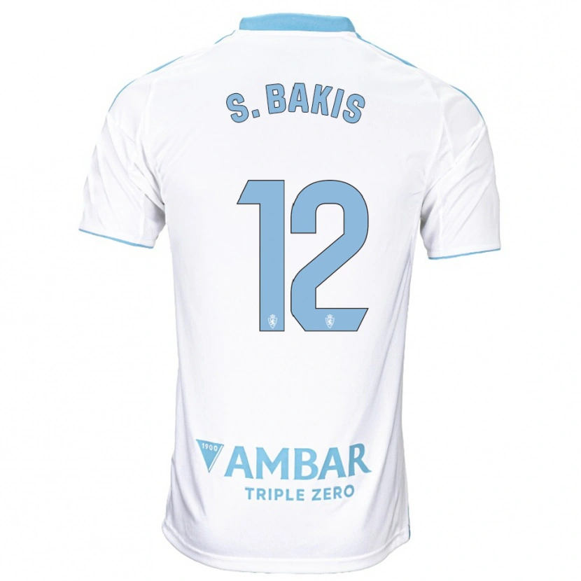Danxen Kinder Sinan Bakış #12 Weiß Himmelblau Heimtrikot Trikot 2025/26 T-Shirt Österreich