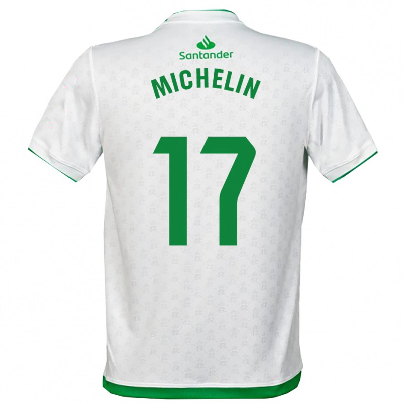 Danxen Kinder Clément Michelin #17 Grün Weiß Heimtrikot Trikot 2025/26 T-Shirt Österreich