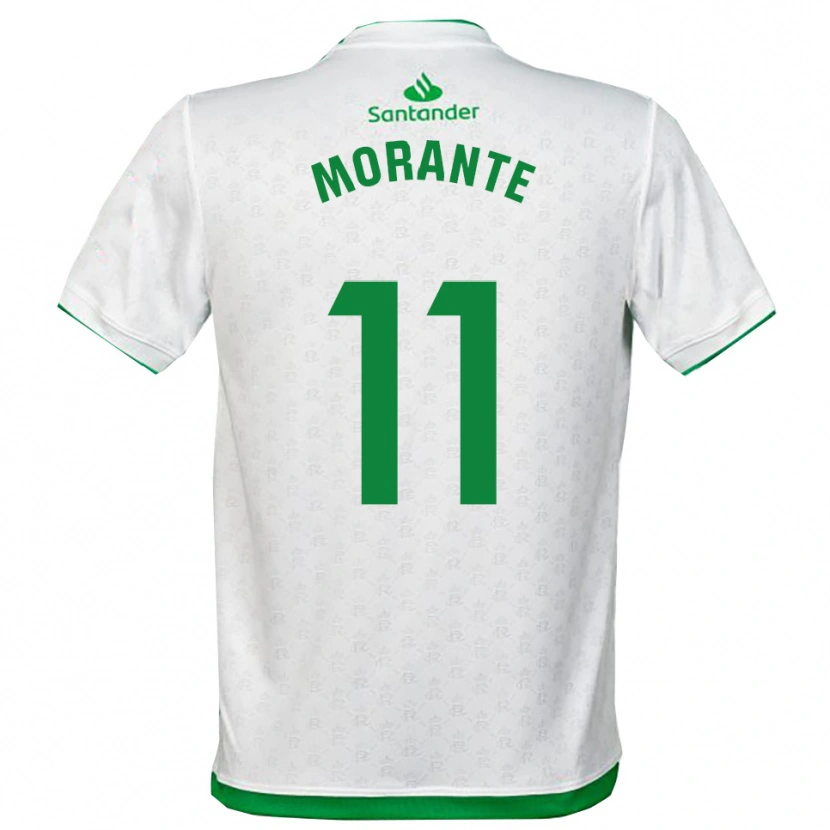 Danxen Kinder Alejandro Morante #11 Grün Weiß Heimtrikot Trikot 2025/26 T-Shirt Österreich