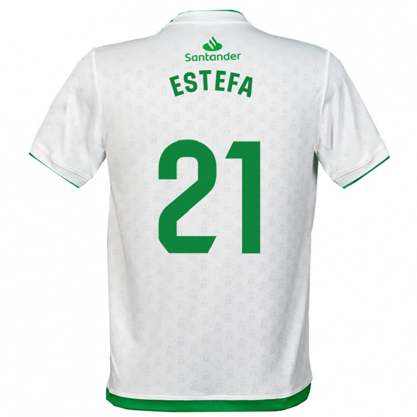 Danxen Kinder Estefanía Torralba Pareja #21 Grün Weiß Heimtrikot Trikot 2025/26 T-Shirt Österreich