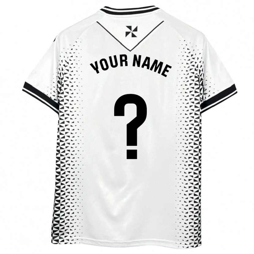 Danxen Kinder Ihren Namen #0 Weiß Schwarz Heimtrikot Trikot 2025/26 T-Shirt Österreich