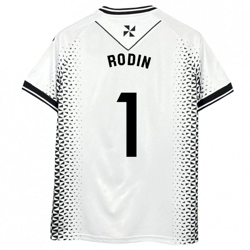 Danxen Kinder Antonio Rodin #1 Weiß Schwarz Heimtrikot Trikot 2025/26 T-Shirt Österreich