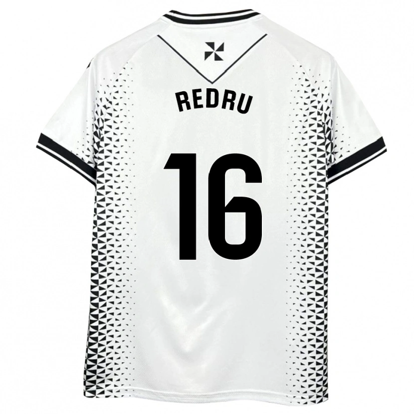 Danxen Kinder Carlos Redru #16 Weiß Schwarz Heimtrikot Trikot 2025/26 T-Shirt Österreich