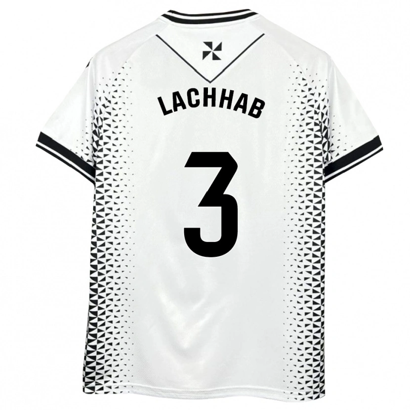 Danxen Kinder Youness Lachhab #3 Weiß Schwarz Heimtrikot Trikot 2025/26 T-Shirt Österreich